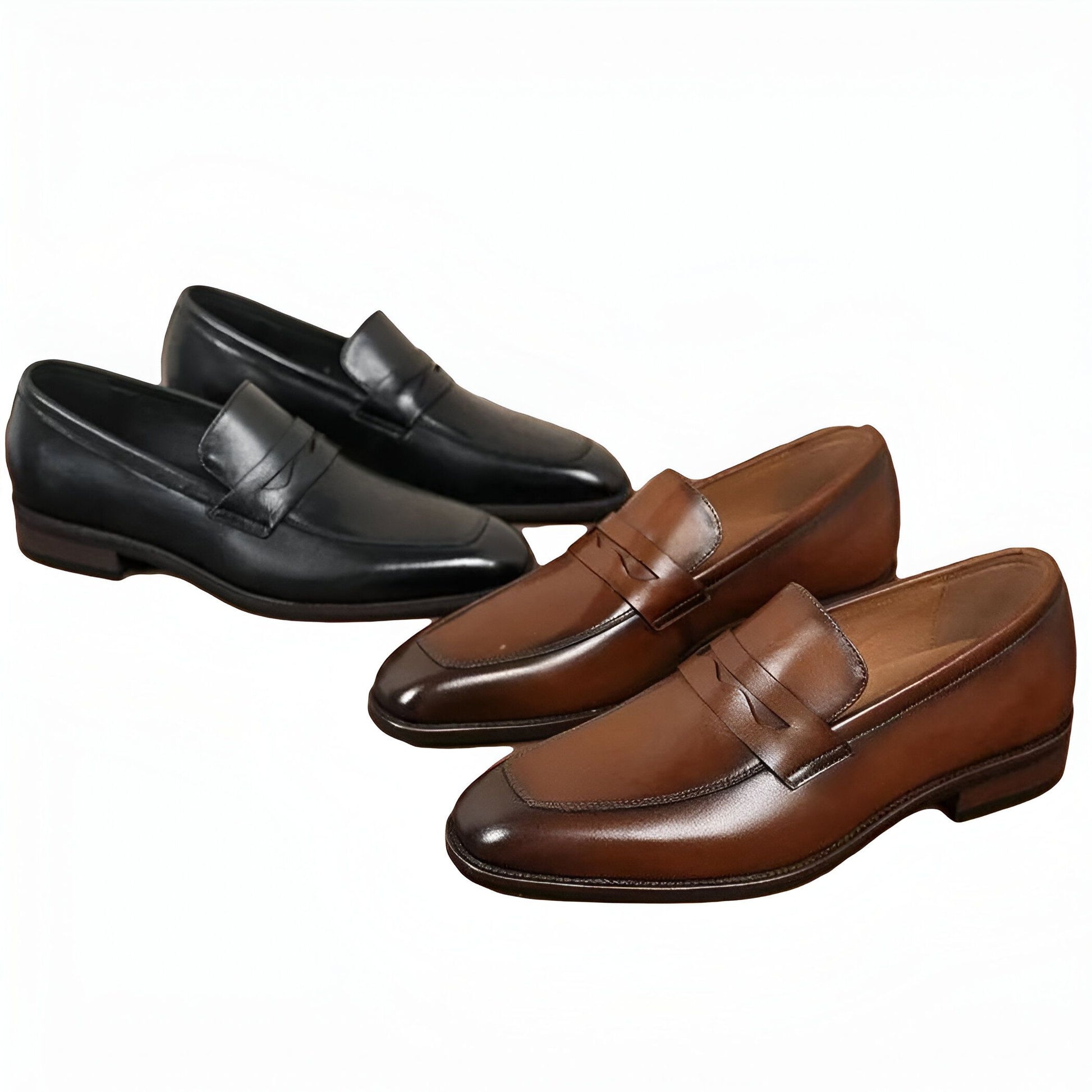 LuxeMoc Mocassins Homme Cuir Véritable Classiques