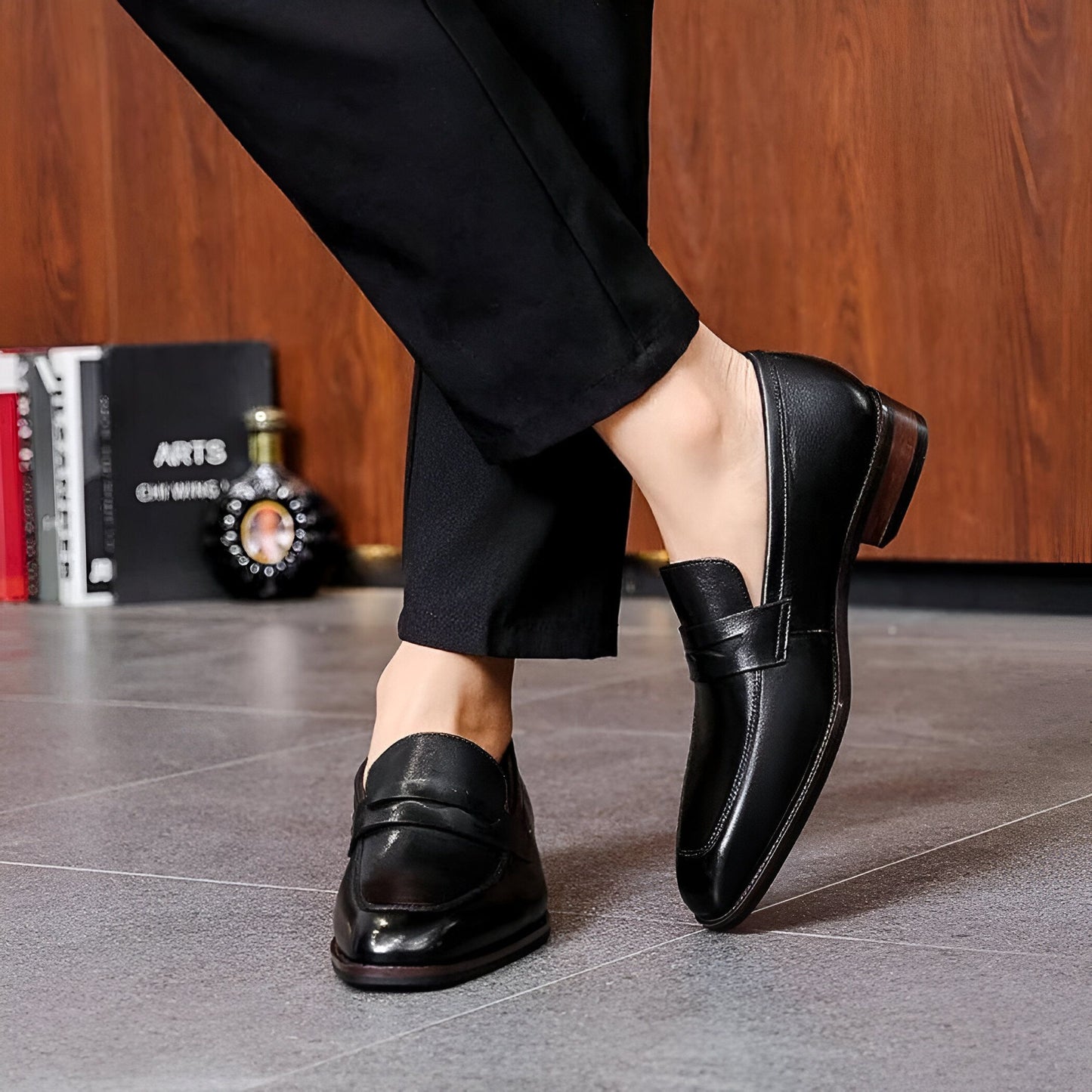 LuxeMoc Mocassins Homme Cuir Véritable Classiques