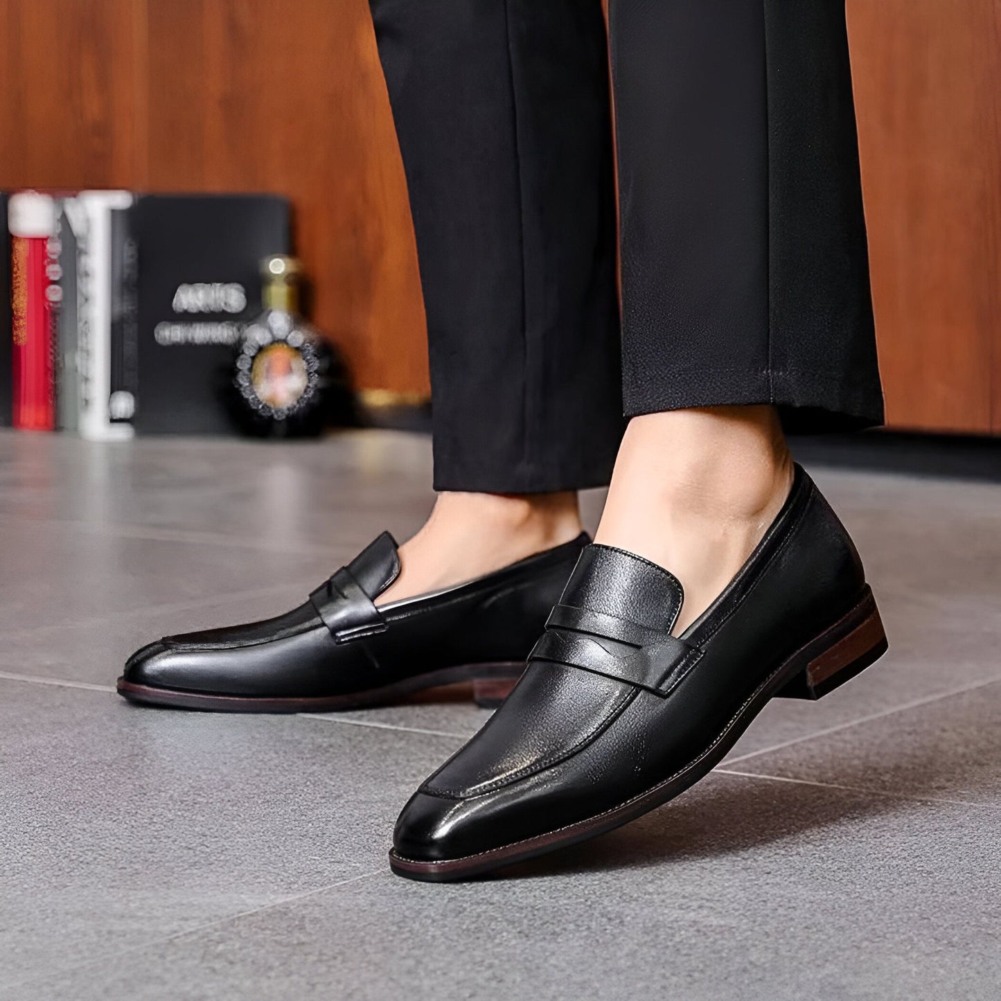 LuxeMoc Mocassins Homme Cuir Véritable Classiques