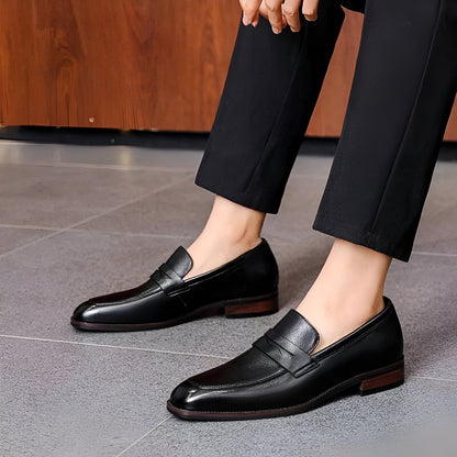LuxeMoc Mocassins Homme Cuir Véritable Classiques
