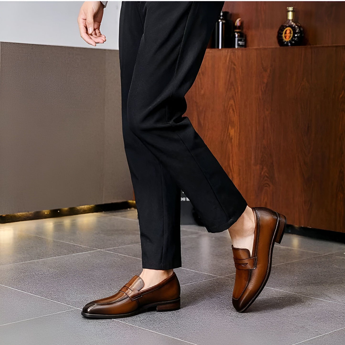 LuxeMoc Mocassins Homme Cuir Véritable Classiques