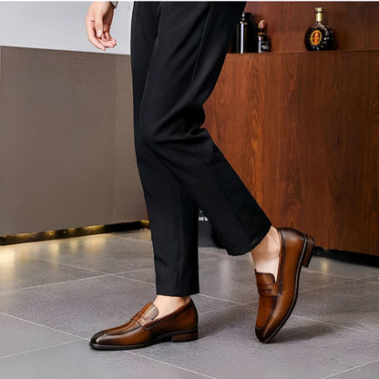 LuxeMoc Mocassins Homme Cuir Véritable Classiques