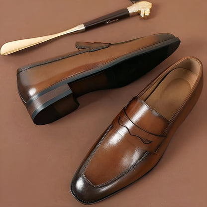LuxeMoc Mocassins Homme Cuir Véritable Classiques