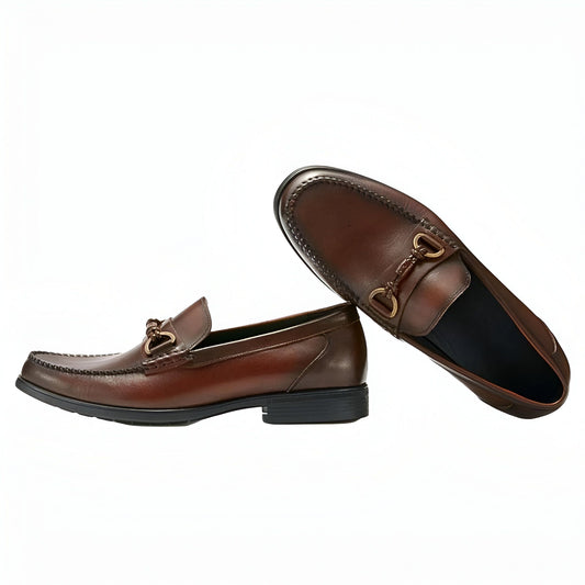 Luxe Mocassins Homme Cuir Véritable Raffinés