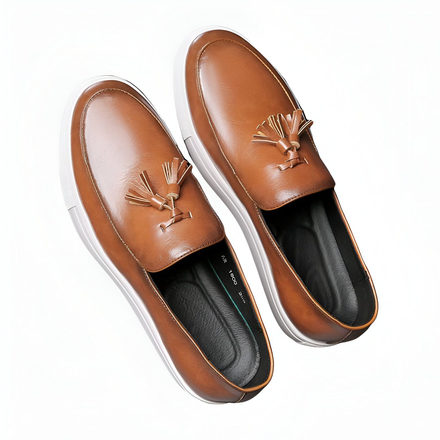 Mocassins Homme Synthétiques à Glands et Semelles