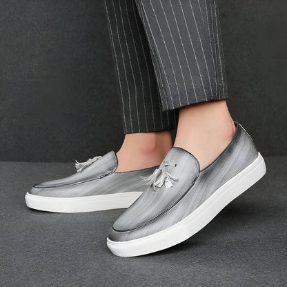 Mocassins Homme Synthétiques à Glands et Semelles