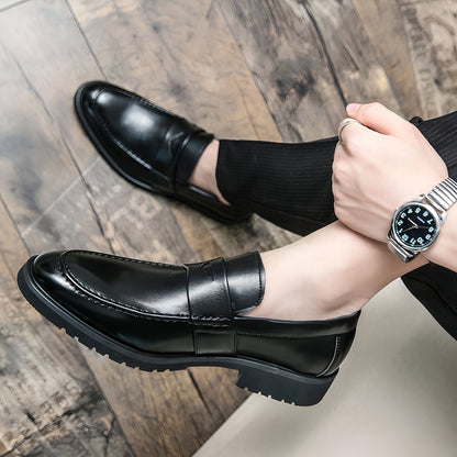 Élite Mocassins Homme Cuir Raffiné