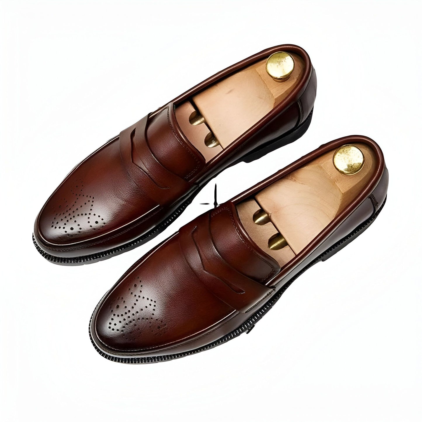 MocLux Mocassins Mariage Homme Cuir Synthétique Élégant