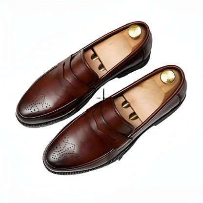 MocLux Mocassins Mariage Homme Cuir Synthétique Élégant