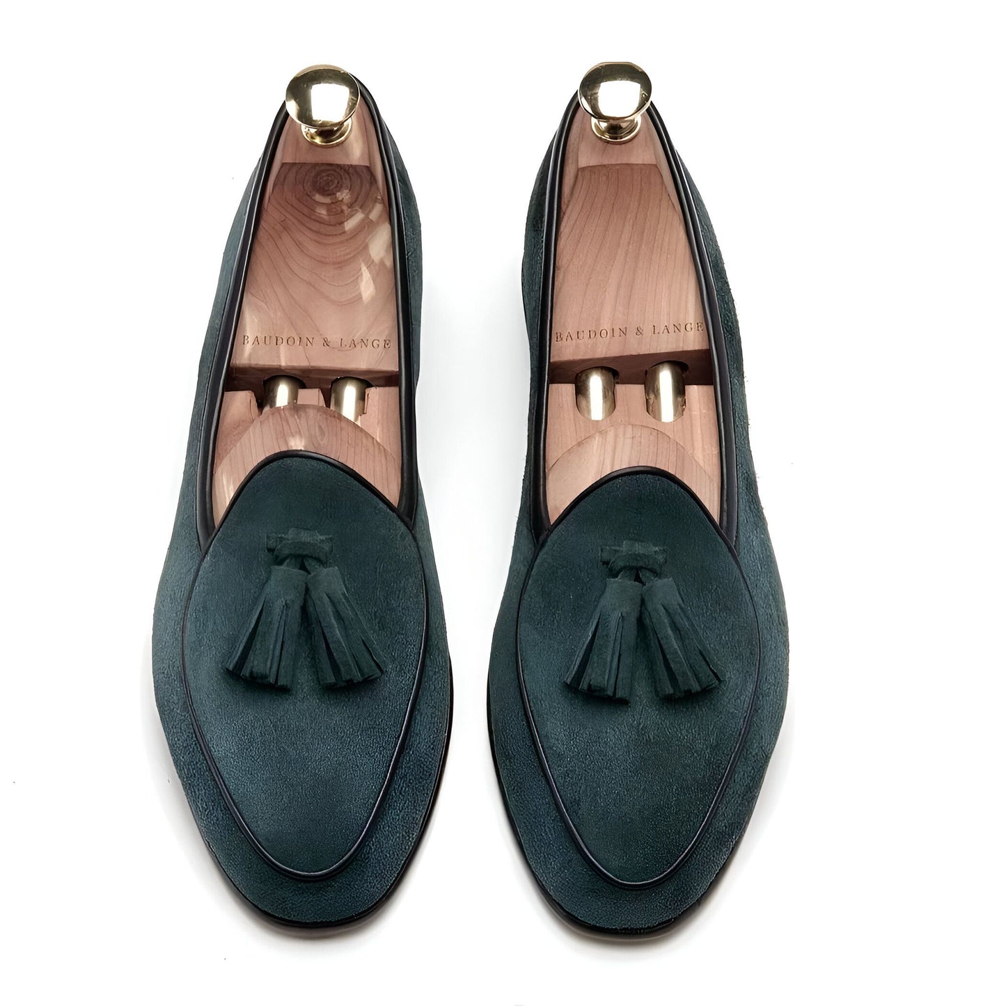 Zen Mocassins Homme Élégants en Daim Véritable à Glands