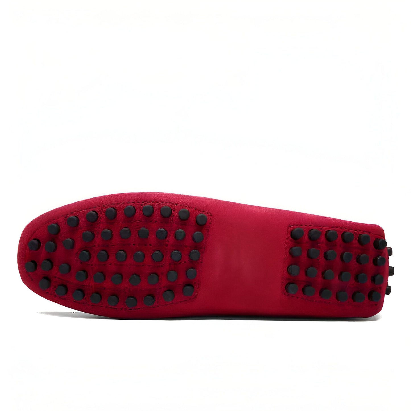 Nova Mocassins Homme Daim Rouge Élégants