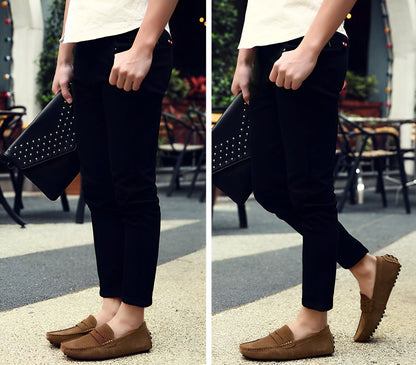 Nova Mocassins Homme Daim Souple Confortables