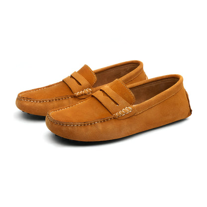 Nova Mocassins Homme Daim Souple Confortables