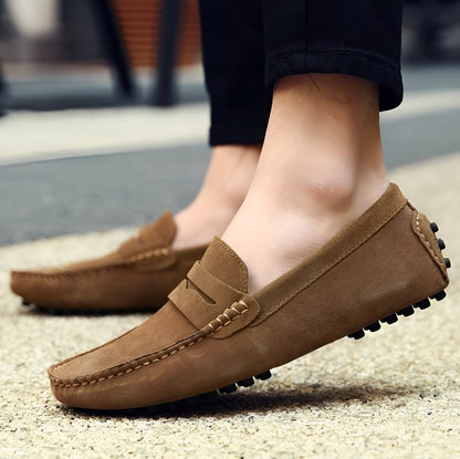 Nova Mocassins Homme Daim Souple Confortables