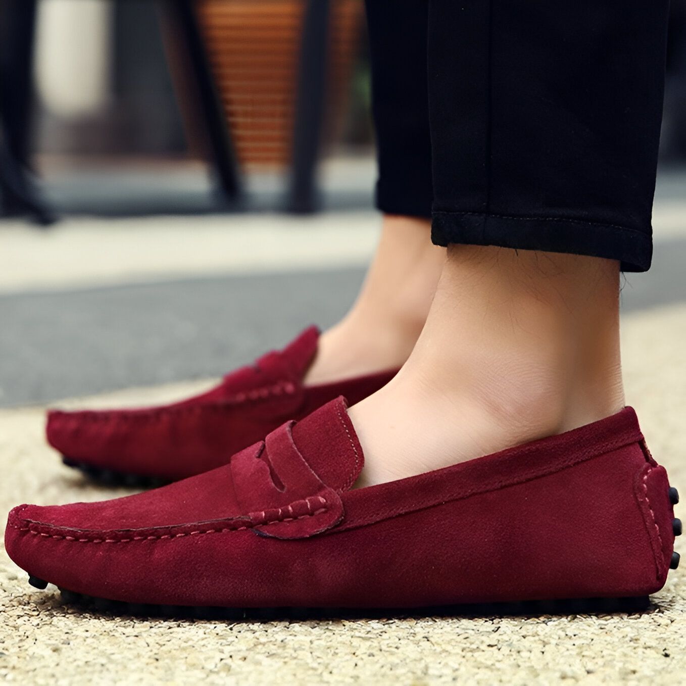 Nova Mocassins Homme Daim Souple Confortables
