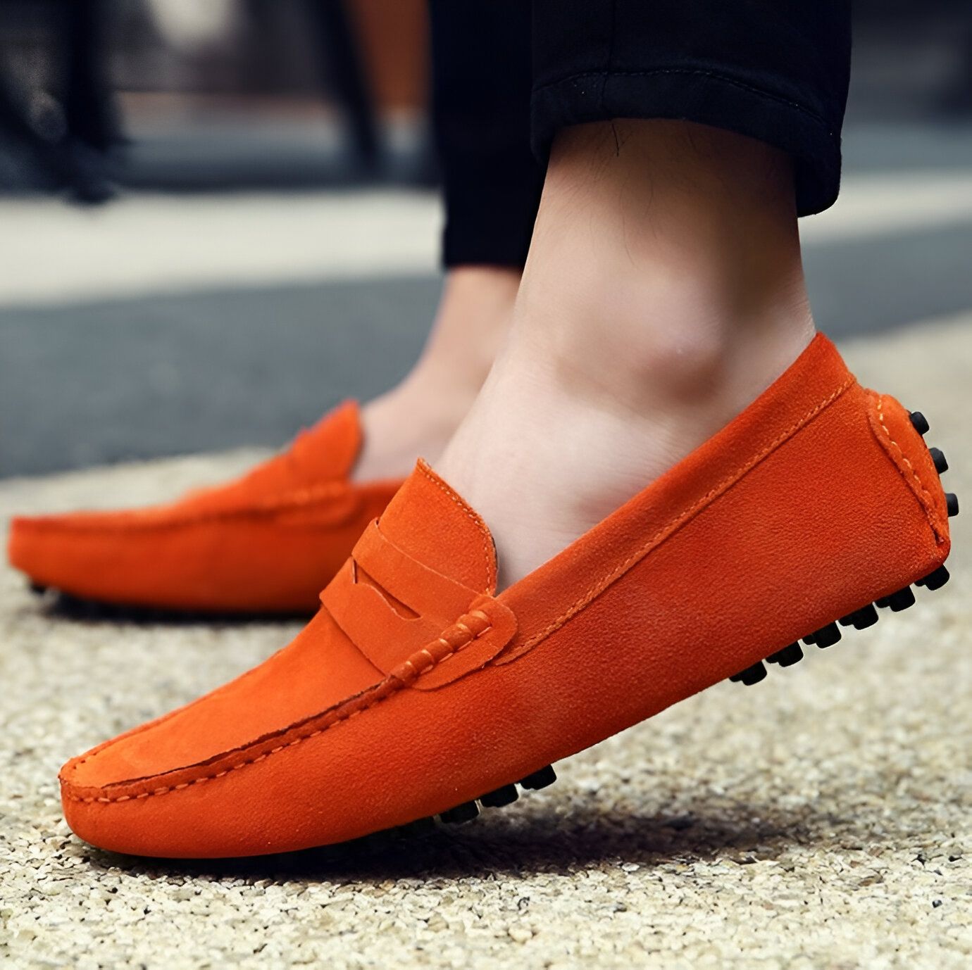 Nova Mocassins Homme Daim Souple Confortables
