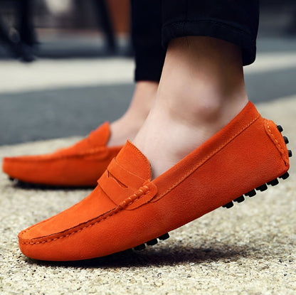 Nova Mocassins Homme Daim Souple Confortables