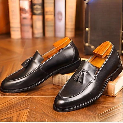 NovaBrand Mocassins Homme Cuir Véritable Glands