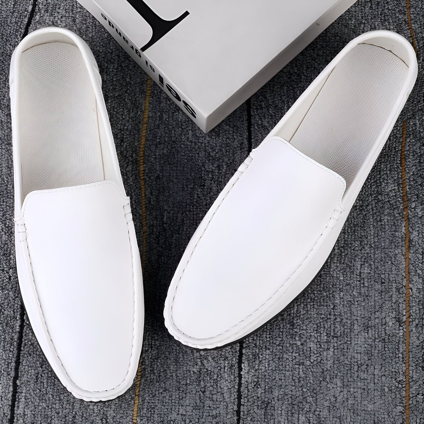 Élite Mocassins Homme Cuir Synthétique Léger