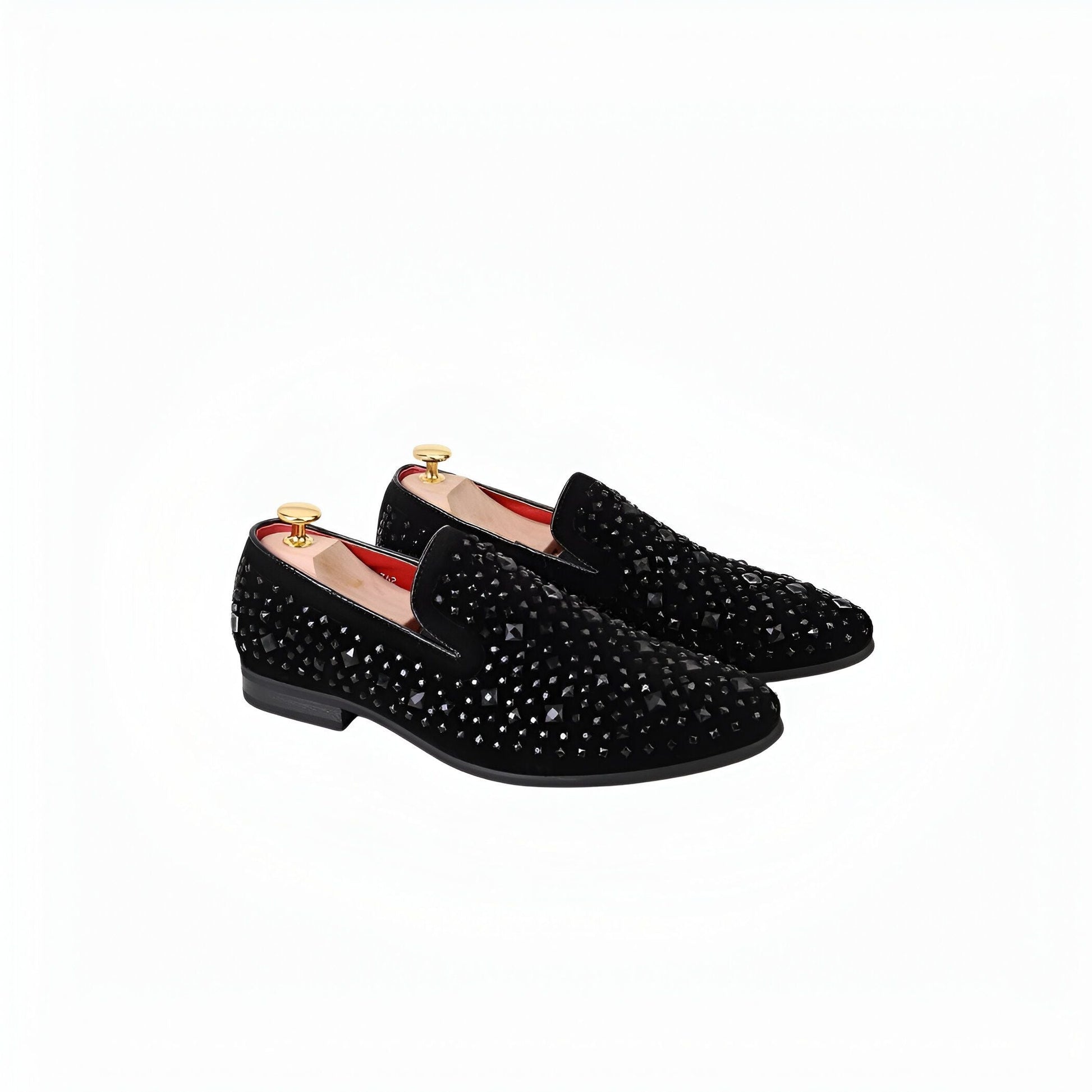 LuxSteps Mocassins Homme Paillettes Métalliques Mariage