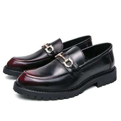 Nova Mocassins Homme Cuir Synthétique Mors Métal