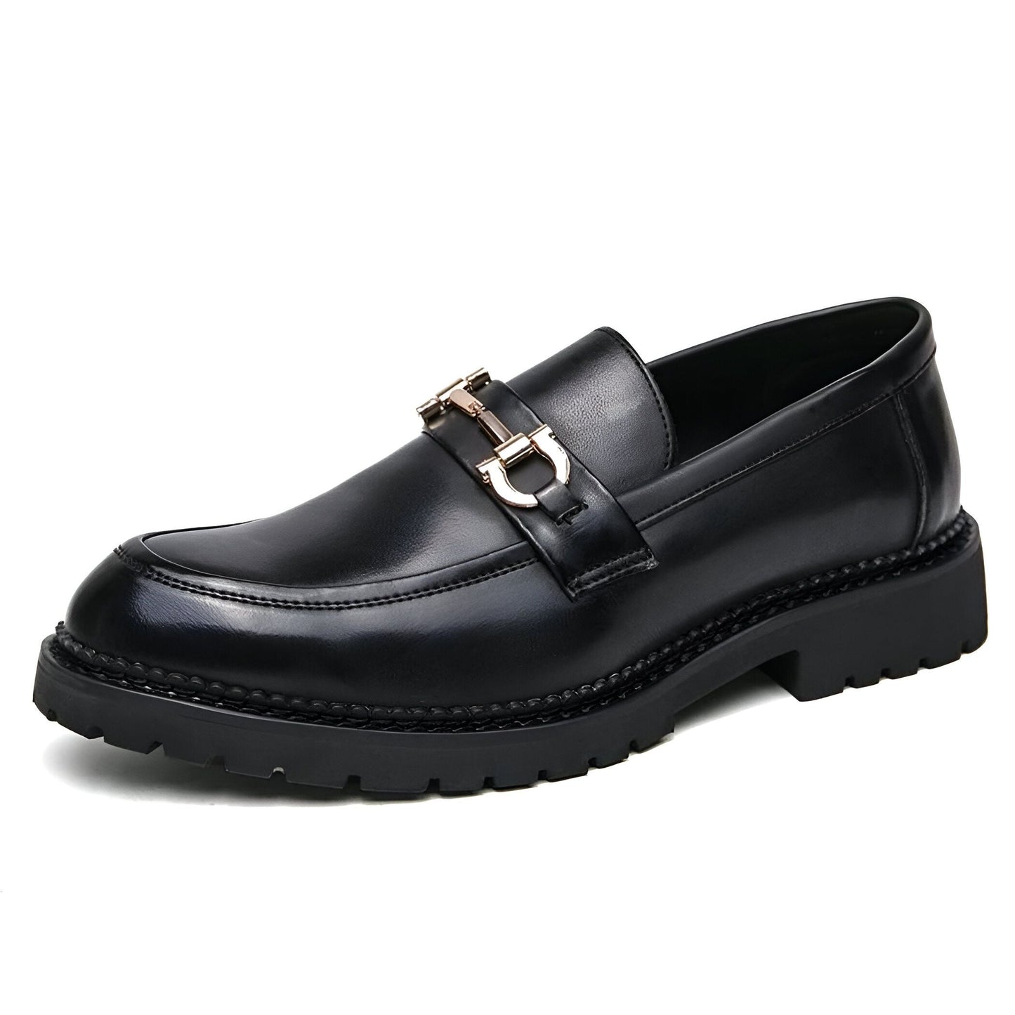 Nova Mocassins Homme Cuir Synthétique Mors Métal