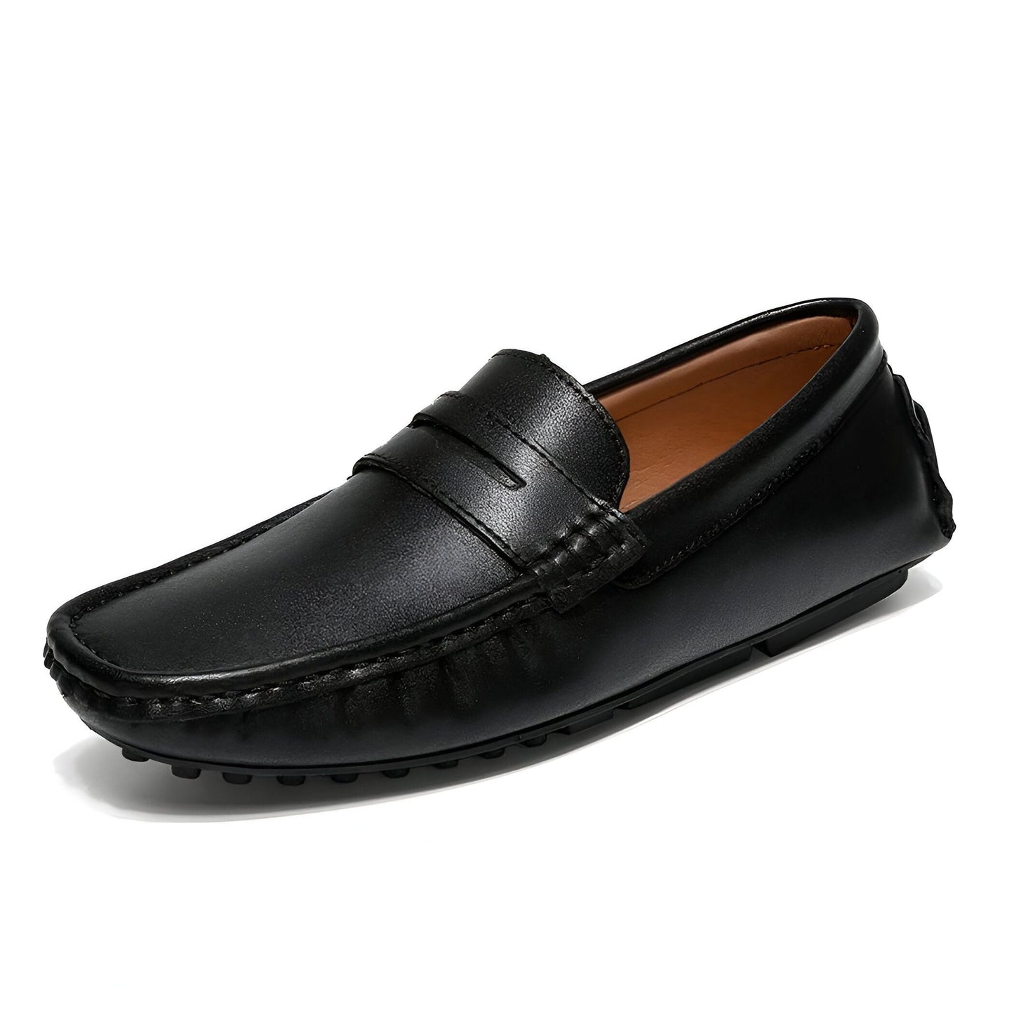 Mocassins Homme Plats Cuir Synthétique - Design Soigné
