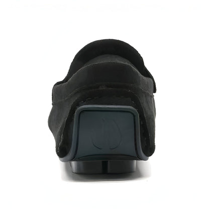 LuxMoc Mocassins Homme Effet Daim Noirs Élégants