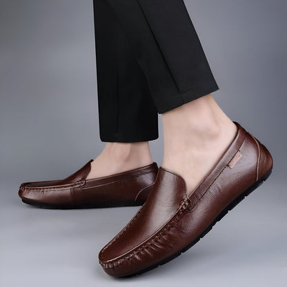 Nova Mocassins Homme Cuir Synthétique Brun Confortables