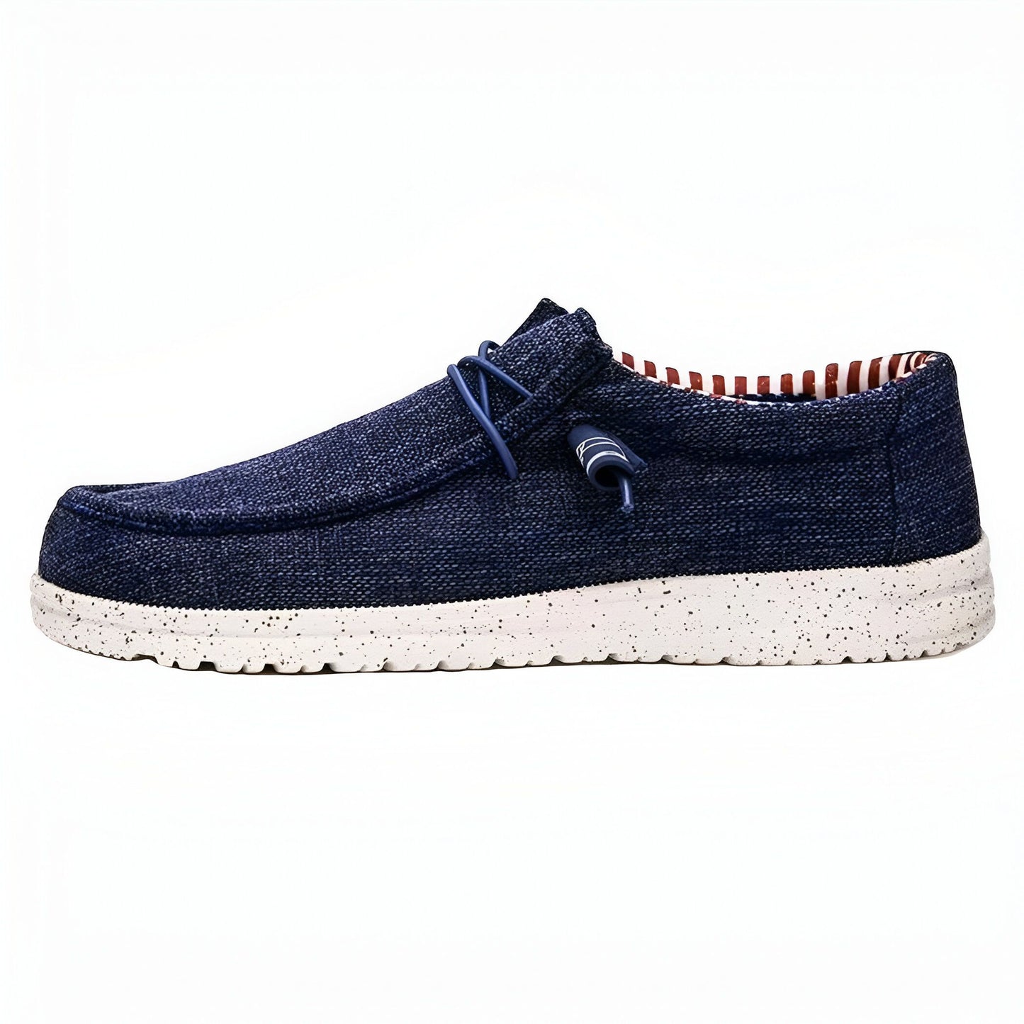 Nova Mocassins Homme Toile Confortables Grande Taille