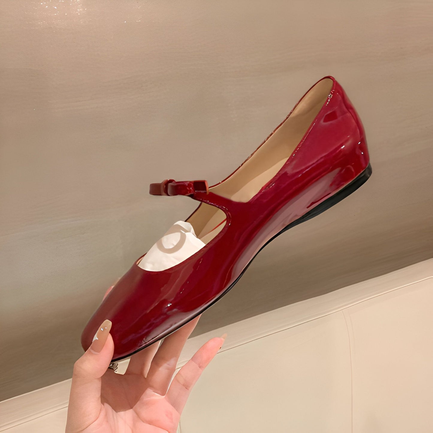 Mocassins Mary Jane — Bout Carré et Nœud Délicat