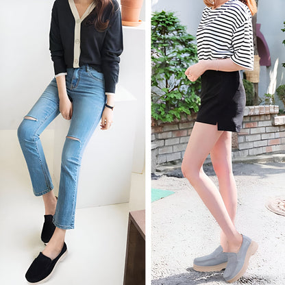 LuxeMoc Mocassins Femme Confortables Semelle Plateforme