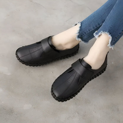 NovaStep Mocassins confortables femme à scratch