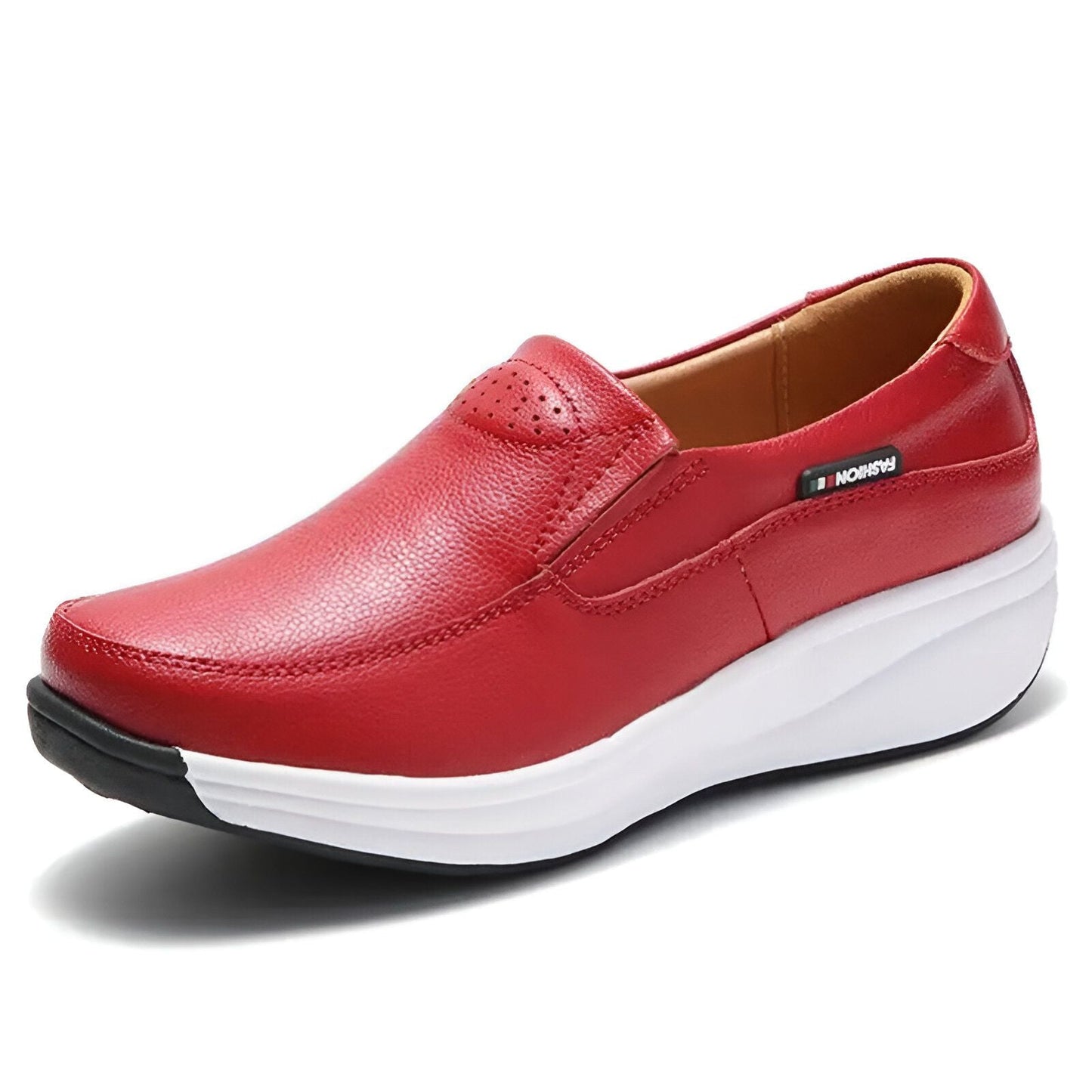 NX Mocassins Femme Cuir Véritable Souple Confort Semelle