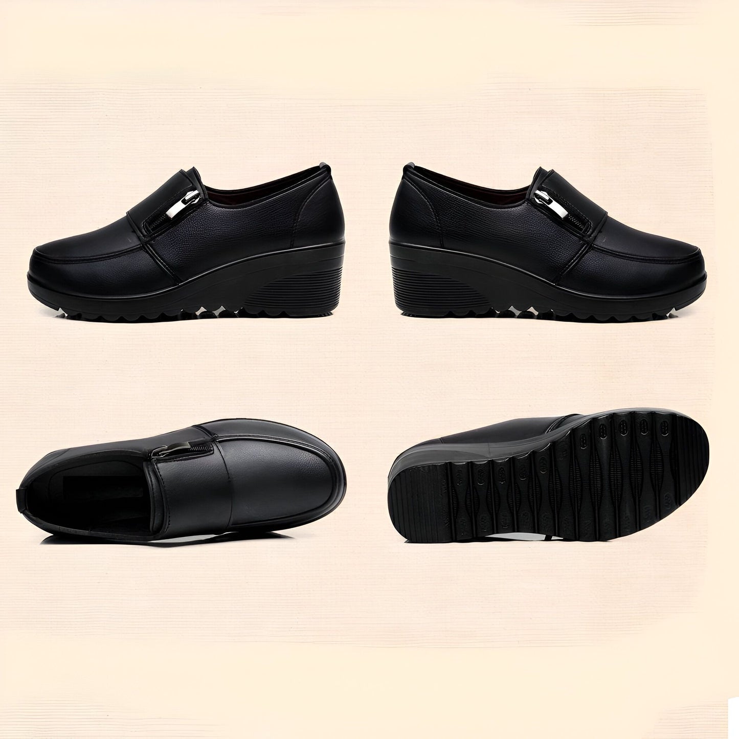 LUX Mocassins femme confort, imperméables, style élégant