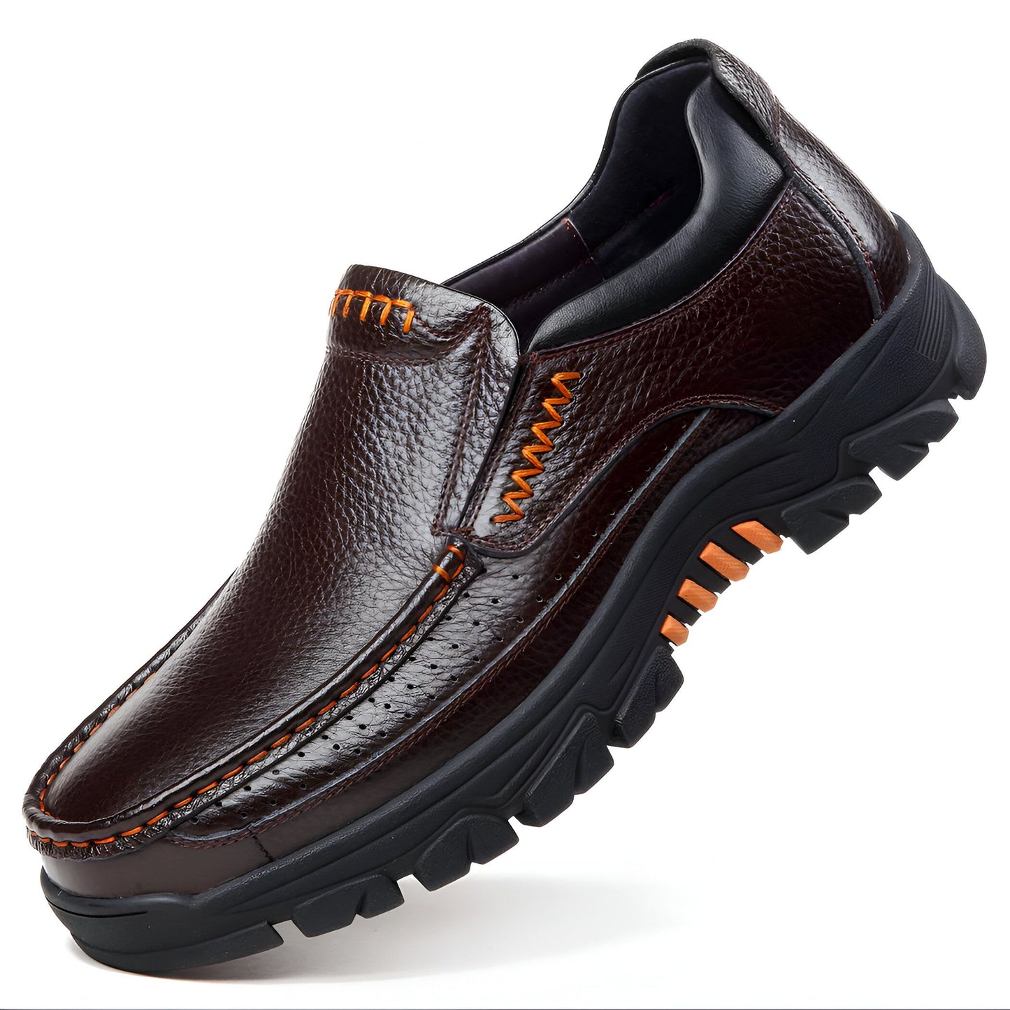 Mocassins Cuir Véritable - Confort & Élégance Homme