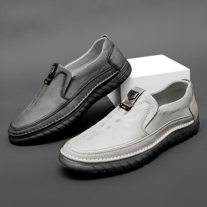 Mocassins Cuir Végan - Confort Homme, Style Raffiné