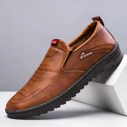 LuxeMoc Mocassins Homme Confort Semelle Épaisse, Design