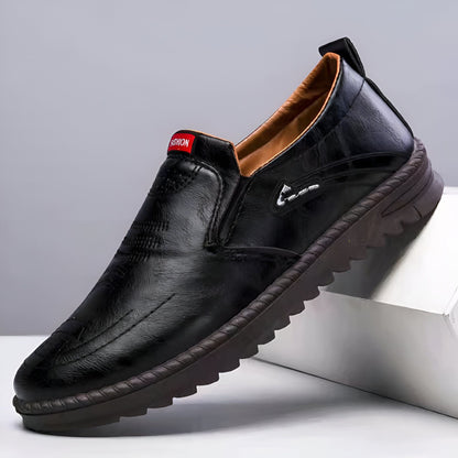 LuxeMoc Mocassins Homme Confort Semelle Épaisse, Design