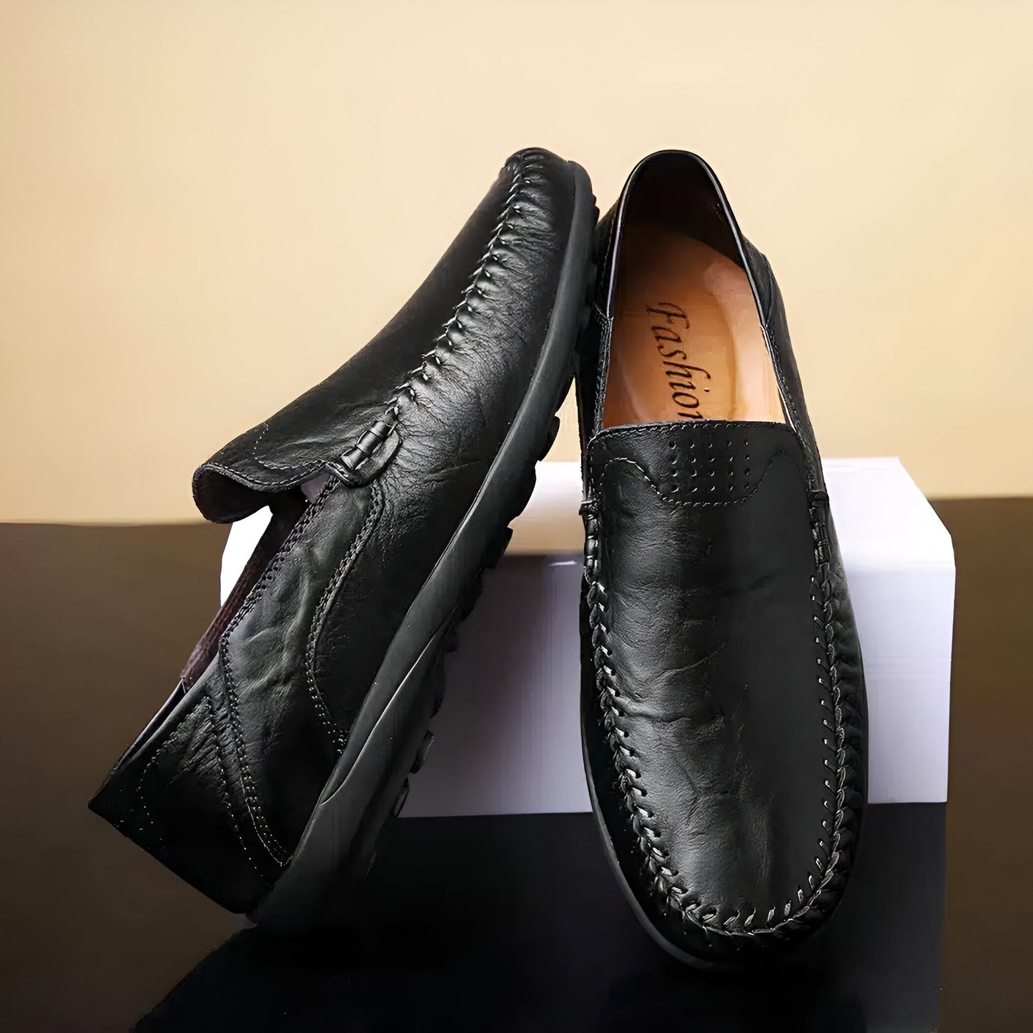 Nova Mocassins Homme Cuir Synthétique Confortables