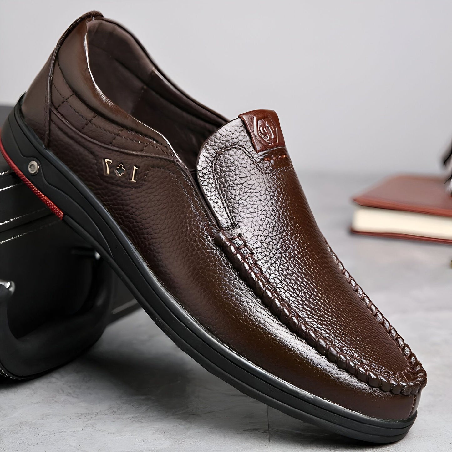 Luxe Mocassins Homme Cuir Véritable Confort et Élégance
