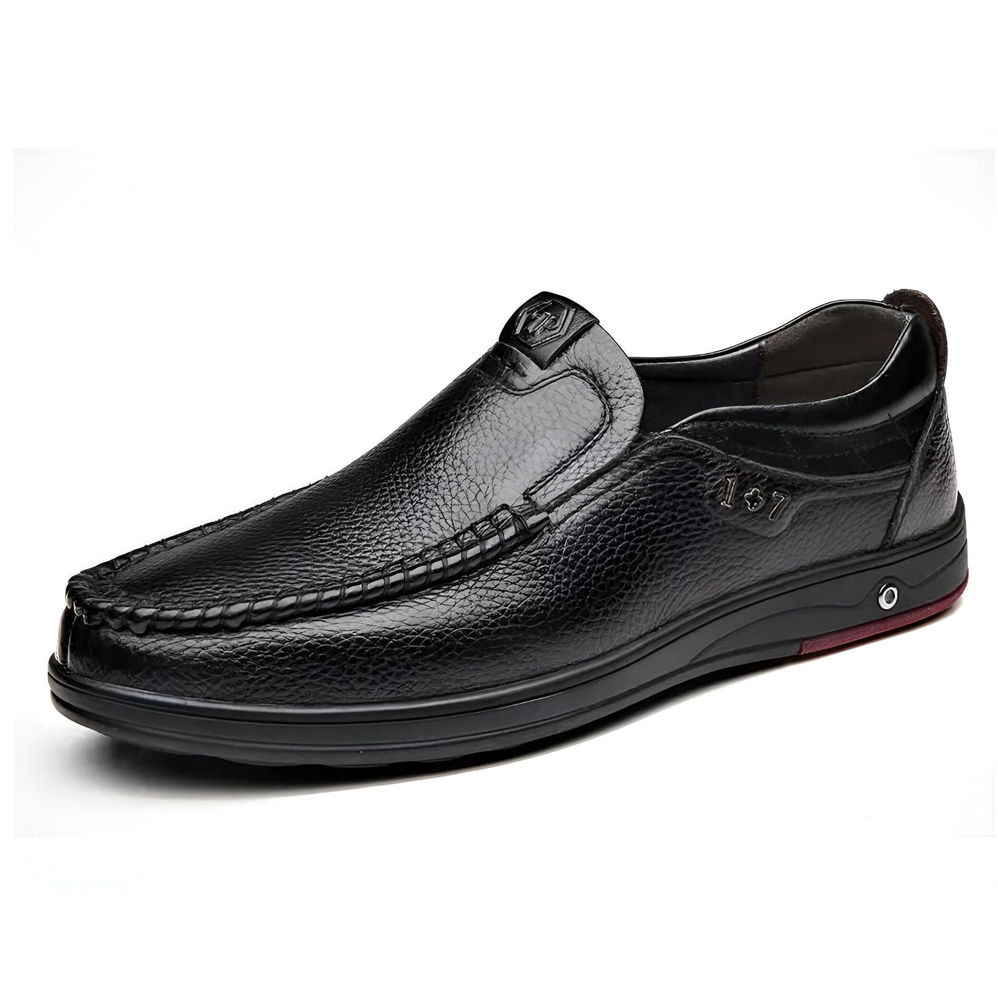 Luxe Mocassins Homme Cuir Véritable Confort et Élégance