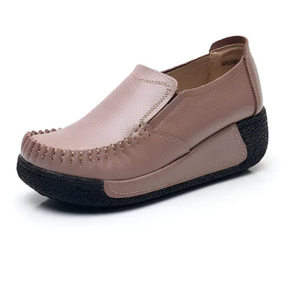 Mocassins Femme Confortables – Semelle Noire Synthétique