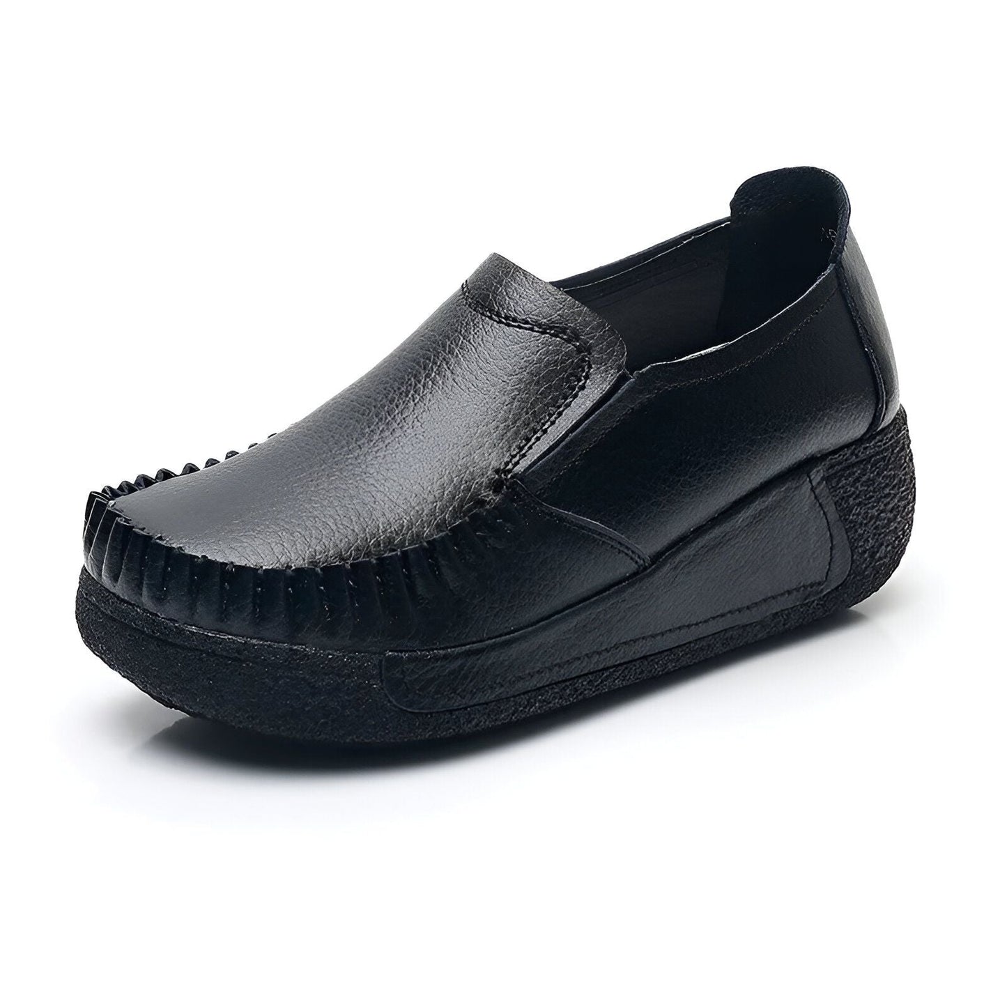 Mocassins Femme Confortables – Semelle Noire Synthétique