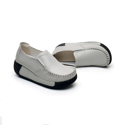 Mocassins Femme Confortables – Semelle Noire Synthétique