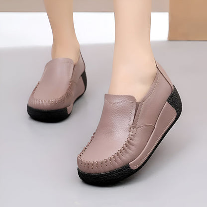 Mocassins Femme Confortables – Semelle Noire Synthétique