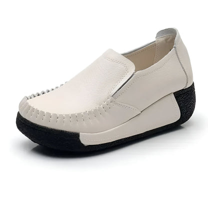 Mocassins Femme Confortables – Semelle Noire Synthétique