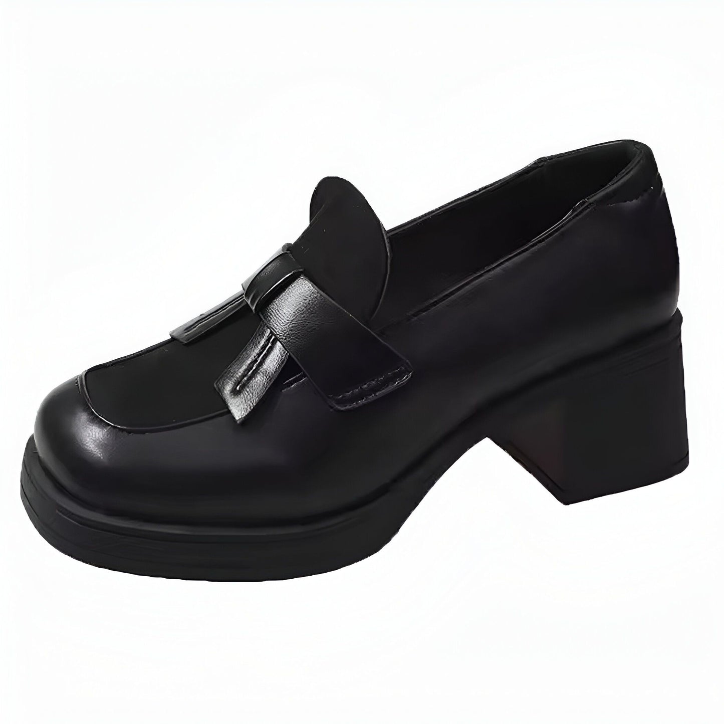 NovaMoc Mocassins plateforme talons femme style vintage
