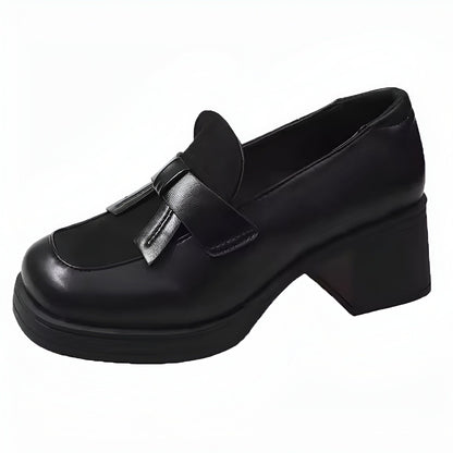 NovaMoc Mocassins plateforme talons femme style vintage