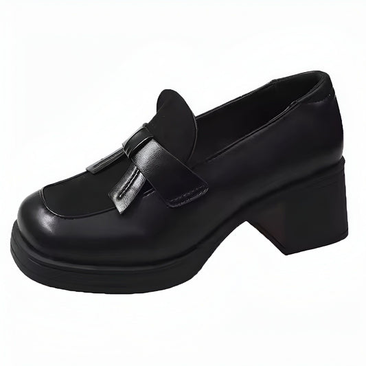 NovaMoc Mocassins plateforme talons femme style vintage